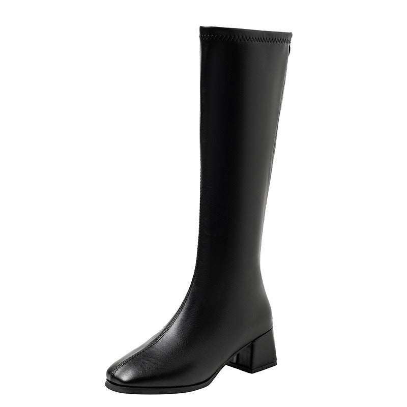 Brązowe botki damskie w stylu vintage zapinane na zamek, idealne buty na jesień