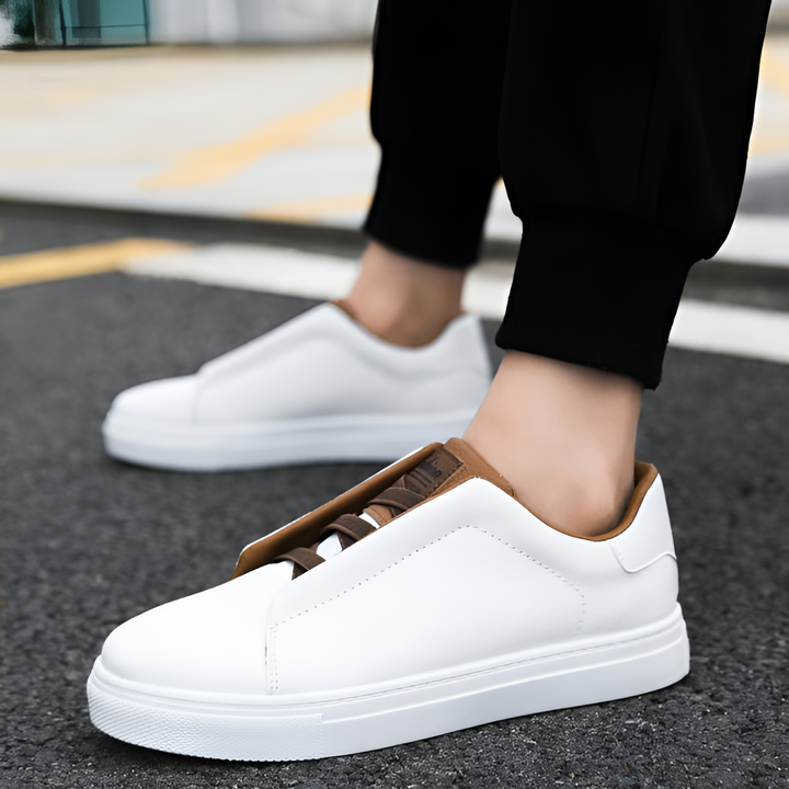 Eleganckie buty męskie Patryk na płaskiej podeszwie, obuwie codzienne