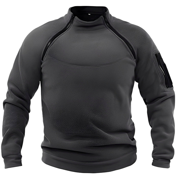 Stylowy sweter męski z długim rękawem, idealny wybór na sezon zimowy