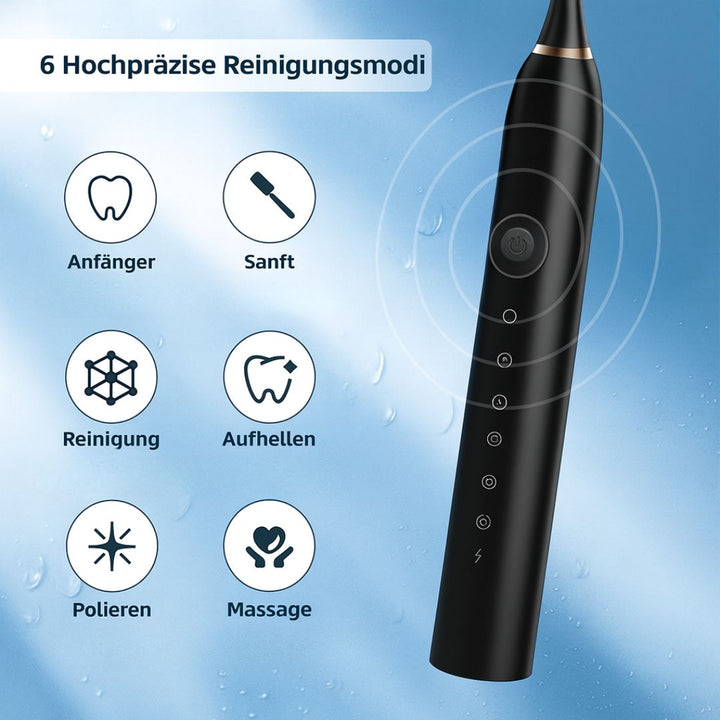 Ładowalna szczoteczka elektryczna soniczna, idealna w podróży. Zapewnia świeży oddech i zdrowe zęby.