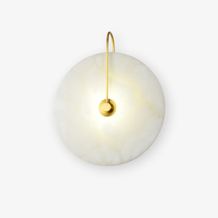Kinkiet ścienny LED, alabaster. Nowoczesna elegancja do salonu, sypialni. Minimalistyczny design.