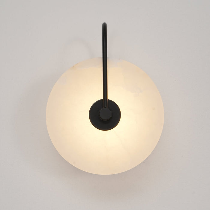 Dekoracyjna lampa ścienna LED, alabastrowa. Kinkiet do sypialni, salonu. Nowoczesny i elegancki.