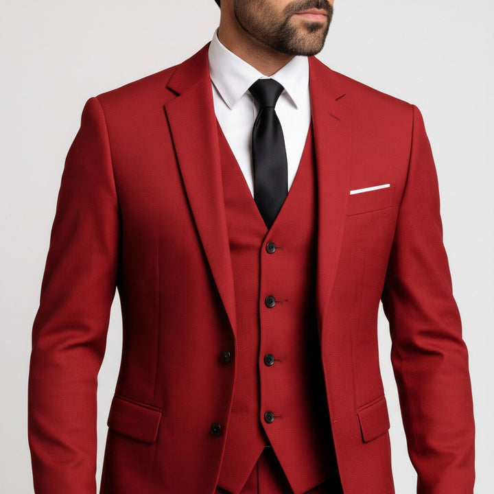 Modny garnitur męski w stylu formalnym, idealny zestaw dla mężczyzny