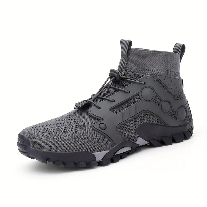 Wygodne męskie buty sportowe barefoot TrailFlex szare