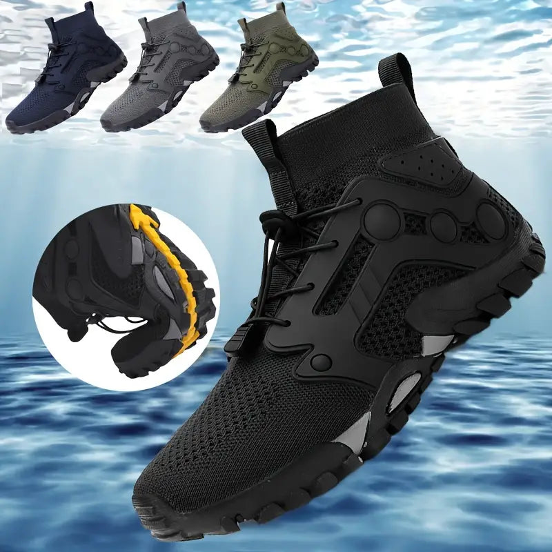 Męskie buty barefoot TrailFlex do biegania w terenie, szare