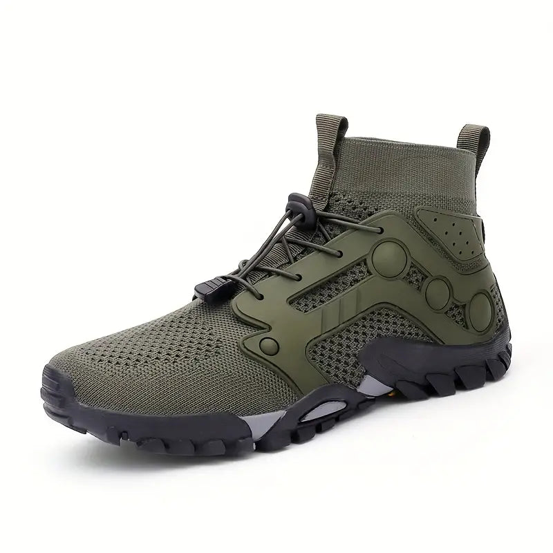 Męskie buty barefoot TrailFlex w kolorze zielonym