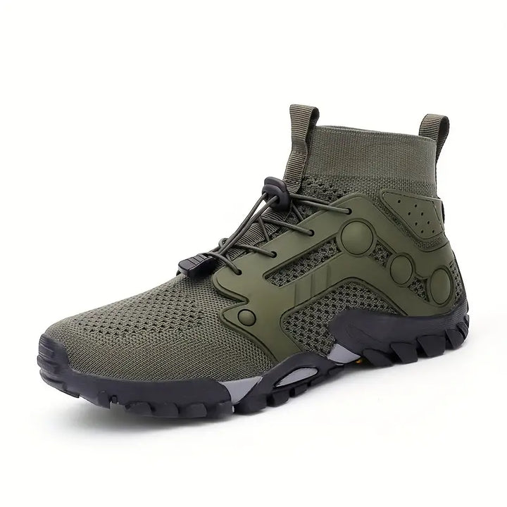 Męskie buty barefoot TrailFlex w kolorze zielonym