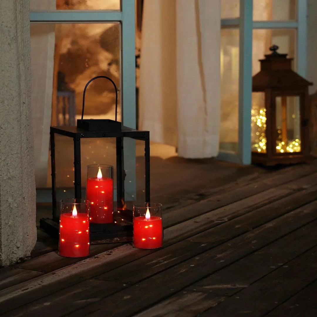 Świece LED na Halloween z pilotem. Bezpłomieniowe, bezpieczne, migoczące światło tworzy nastrojową dekorację wnętrz.