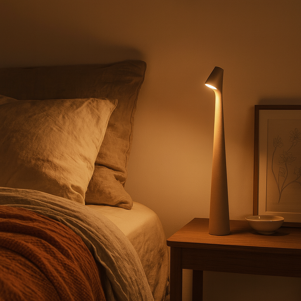 Lampa stołowa LED bezprzewodowa, regulowana jasność. Stwórz idealny nastrój w domu.