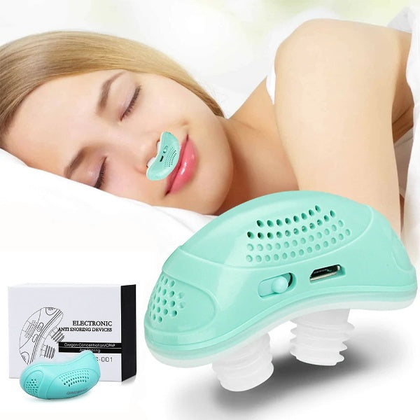 Bezprzewodowy aparat CPAP Mini, skuteczny na chrapanie i bezdech senny. Zapewnia zdrowy, komfortowy sen.