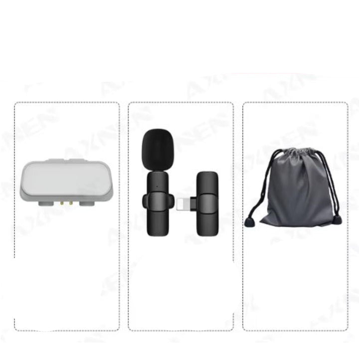 Mikrofon bezprzewodowy AI, klucz do profesjonalnego audio w nagraniach wideo. Zgodny z iPhone i USB-C.