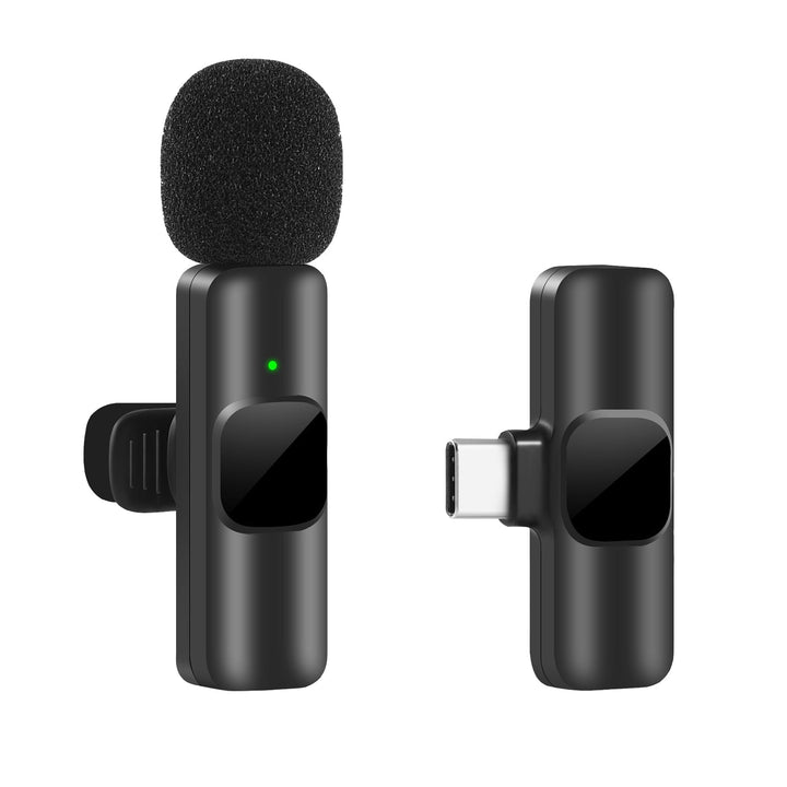 Kompaktowy bezprzewodowy mikrofon do nagrywania wideo smartfonem. Czyste audio dla iPhone i USB-C.