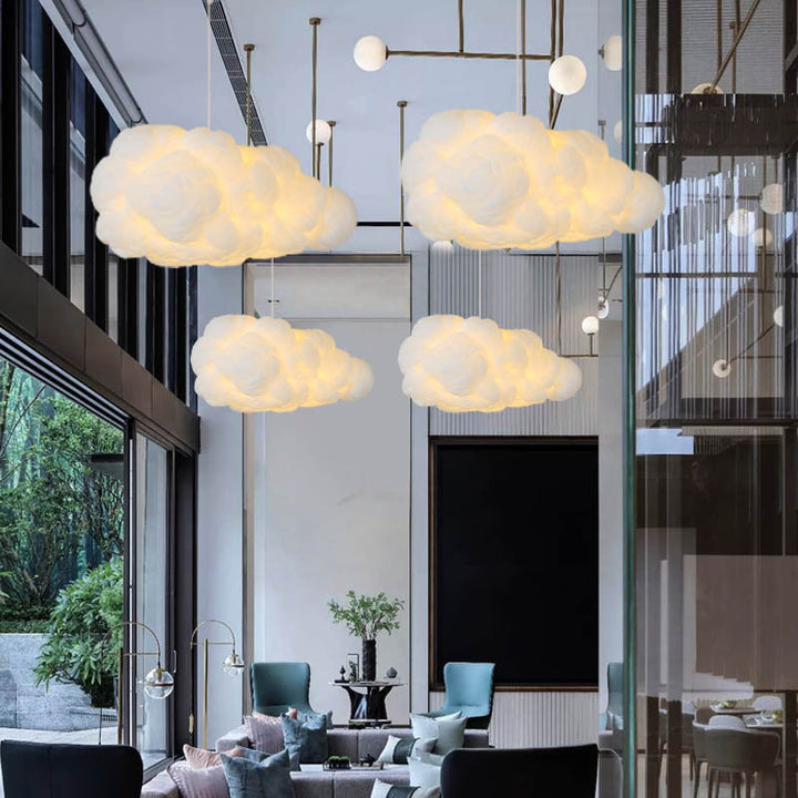 Elegancka, biała lampa sufitowa z dwoma kloszami. Nowoczesne oświetlenie salonu, sypialni. Stylowy design.