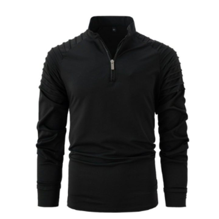 Modna bluza męska z zamkiem, świetna na streetwear i sport. Wygodna odzież sportowa dla mężczyzn.