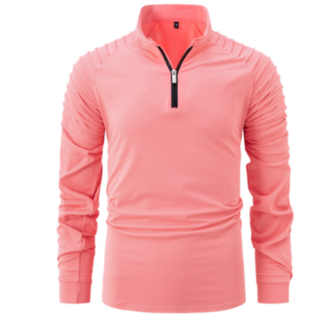 Męska bluza sportowa z zamkiem, zapewniająca komfort i styl. Uniwersalna odzież, idealna do streetwearu.