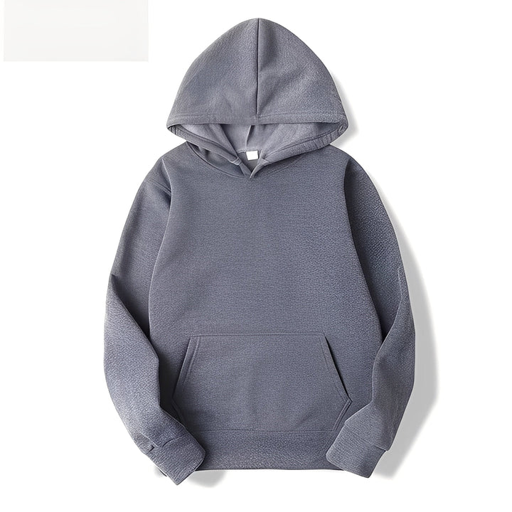 Bluza z kapturem z dużą kieszenią kangurką, unisex, komfortowy styl na chłodne dni.