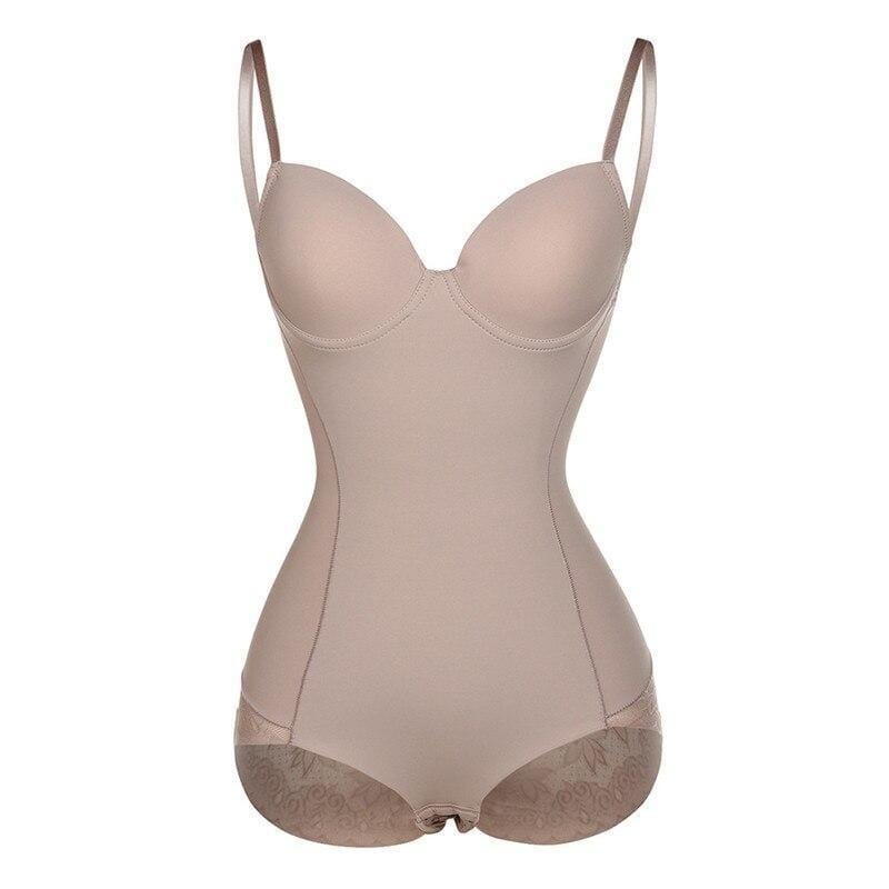 Czarne damskie body modelujące, bielizna wyszczuplająca sylwetkę