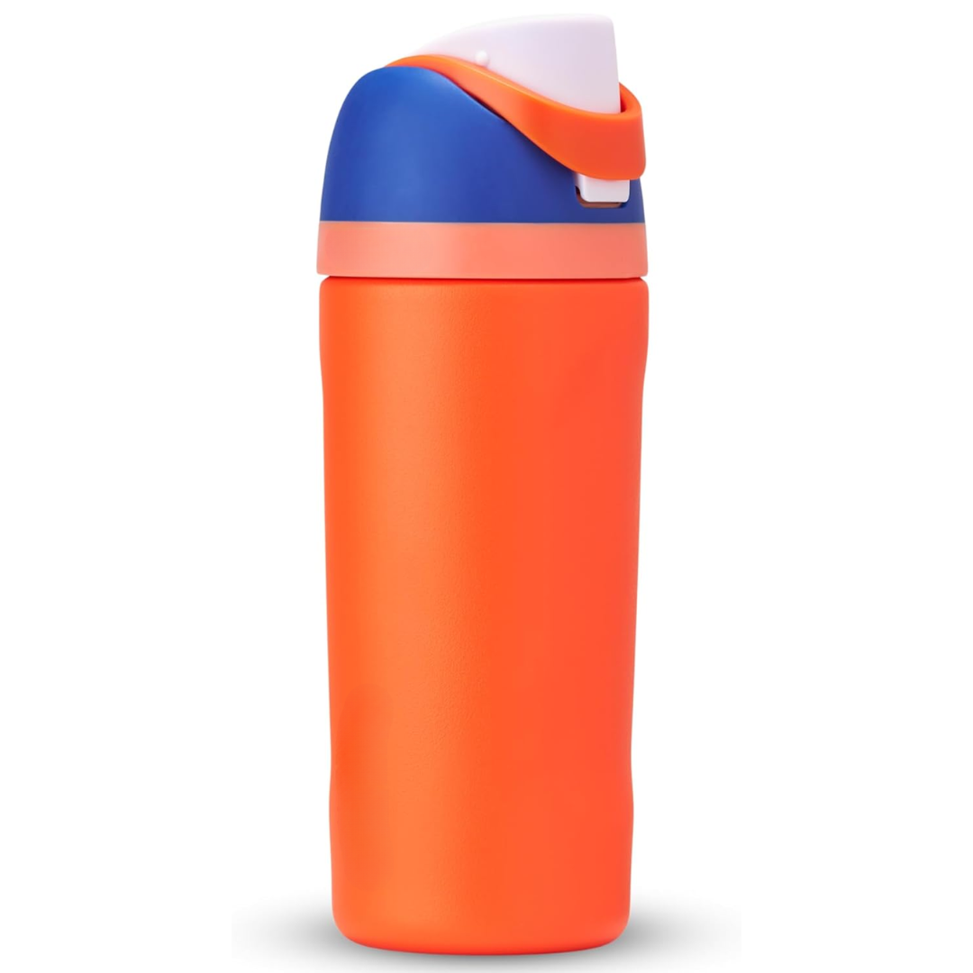 Izolowany bidon na wodę 600ml-1L ze słomką, utrzymujący temperaturę. Idealny do pracy, na siłownię i w podróży.