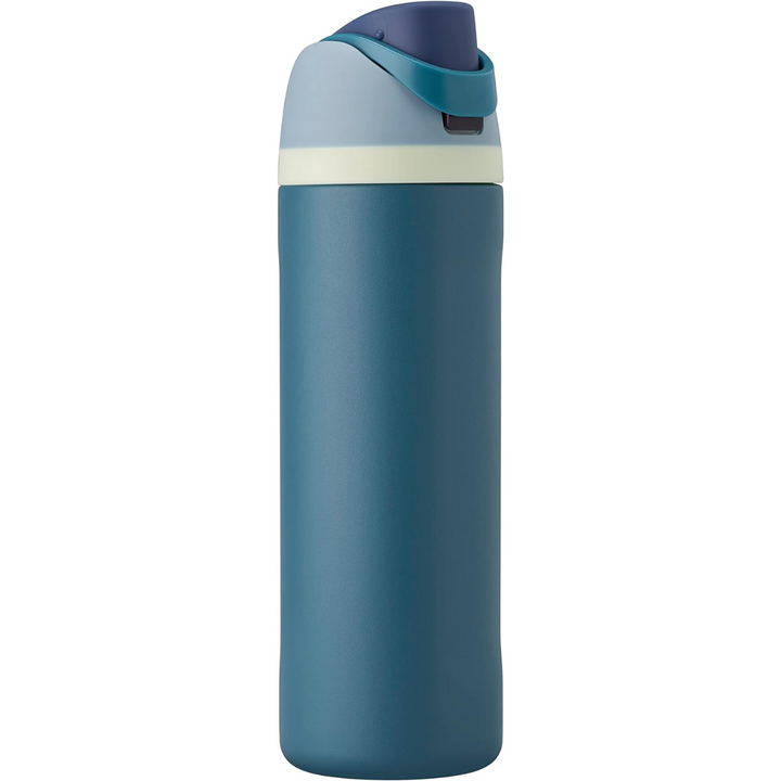 Butelka na wodę do pracy lub na siłownię, ze słomką i izolacją. Pojemność 600ml-1L, ze stali nierdzewnej.