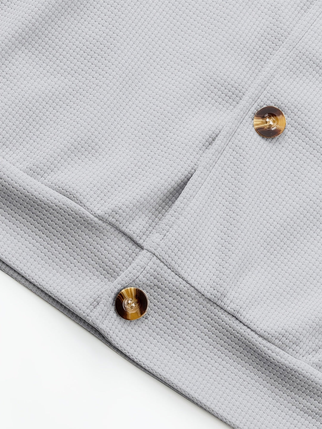 Stylowa męska overshirt z długim rękawem i teksturą
