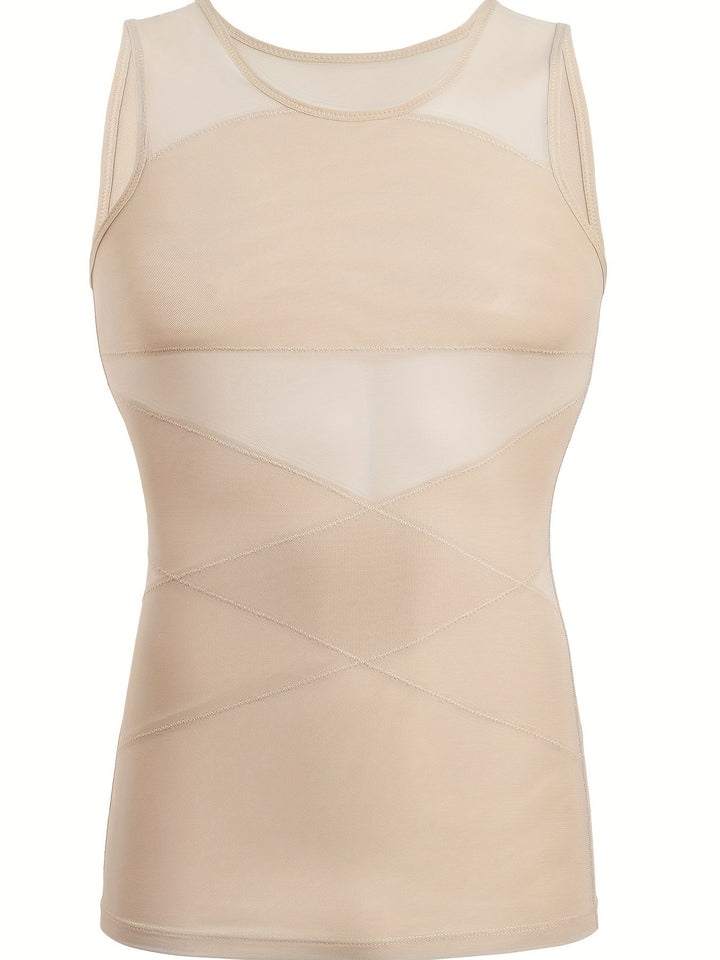 Męski tank top kompresyjna wyszczuplający brzuch