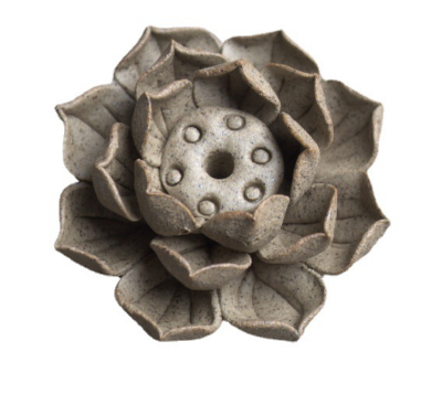 Uniwersalny ceramiczny stojak na kadzidła lotos, na różne typy kadzideł.