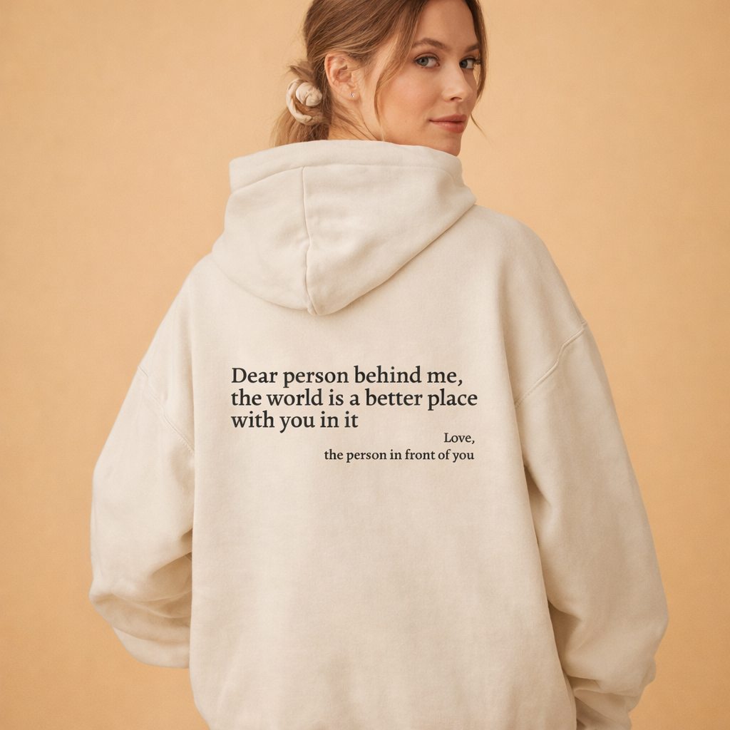 Streetwearowa bluza z kapturem unisex, z fajnym nadrukiem. Długi rękaw, ciepła i stylowa, w kroju oversize.