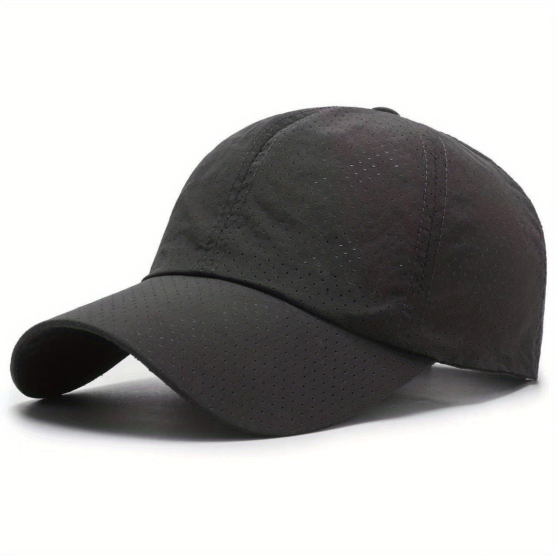 Lekka czapka sportowa unisex z siateczki, szybkoschnąca. Z filtrem UV do turystyki i aktywności.