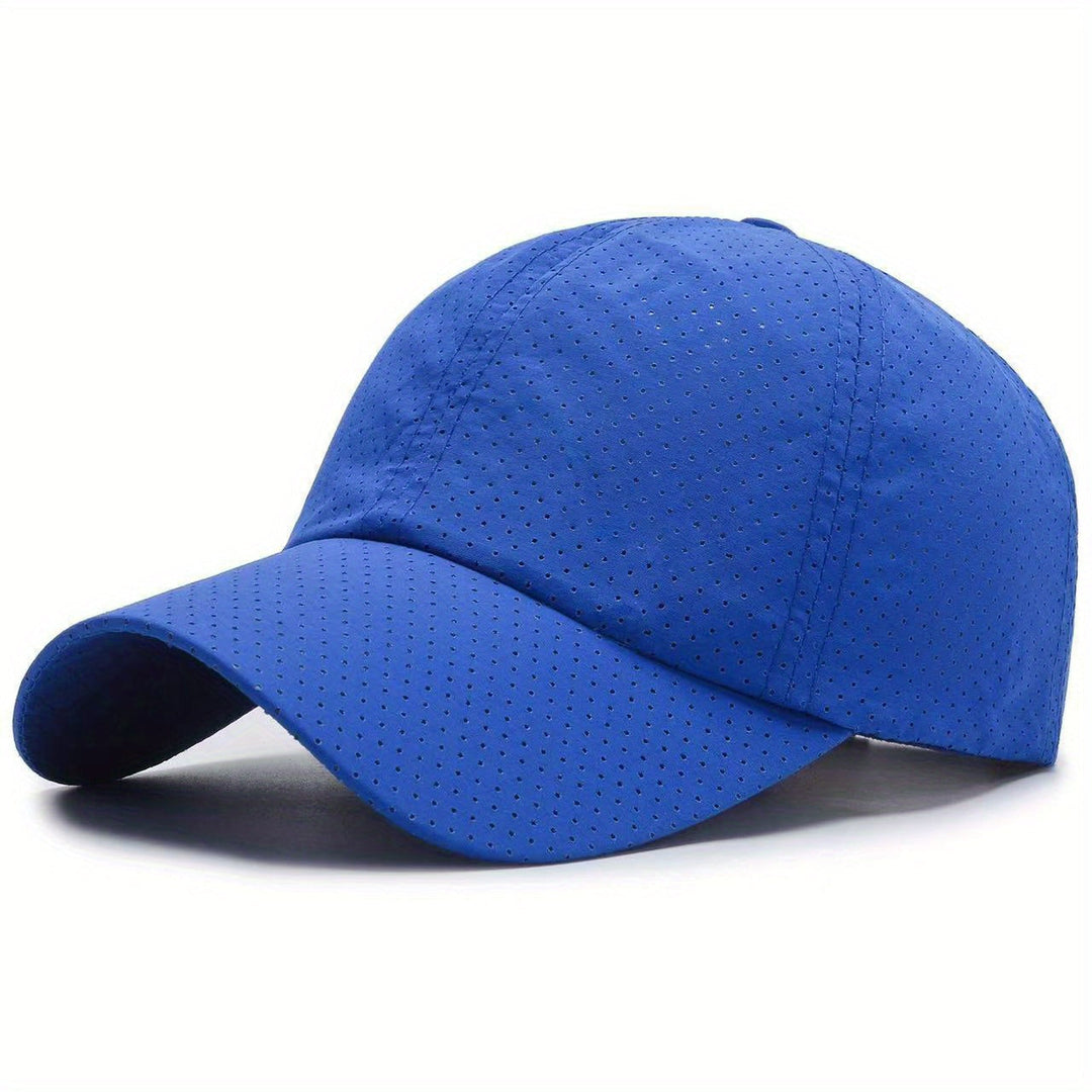 Czapka sportowa UV unisex, siateczkowa, szybkoschnąca. Doskonała do biegania i aktywności fizycznej.