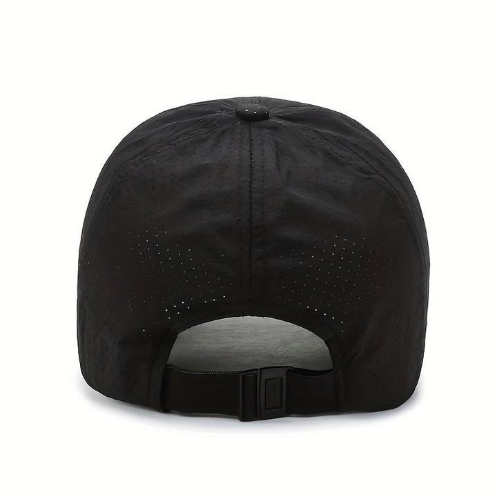 Oddychająca czapka sportowa unisex z filtrem UV. Szybkoschnąca siateczka dla aktywnych outdoor.