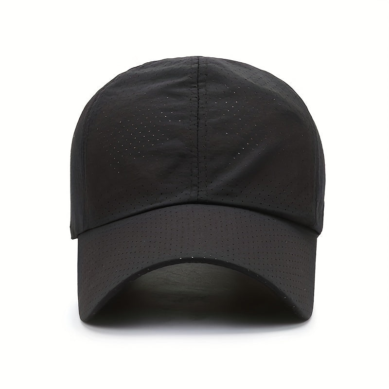 Czapka sportowa z siateczki, szybkoschnąca, unisex. Z ochroną UV na bieganie, rower, turystykę.