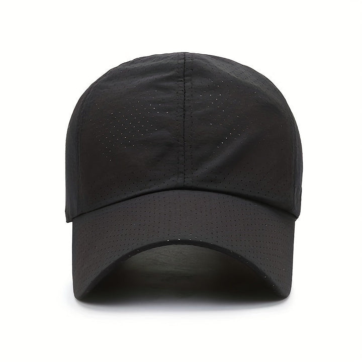 Czapka sportowa z siateczki, szybkoschnąca, unisex. Z ochroną UV na bieganie, rower, turystykę.