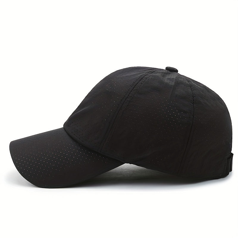 Unisex czapka sportowa, ochrona UV, siateczkowa. Szybkoschnąca na bieganie, rower, aktywność outdoor.
