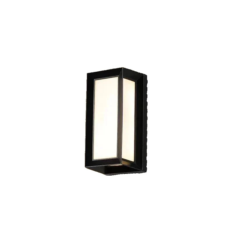 Energooszczędna lampa ścienna LED IP65 z czujnikiem ruchu, do oświetlenia balkonu.