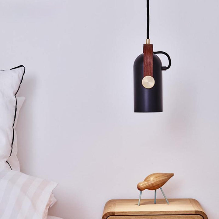 Regulowana lampa wisząca, czarna, industrialna, metalowa, E27, do oświetlenia nowoczesnego.