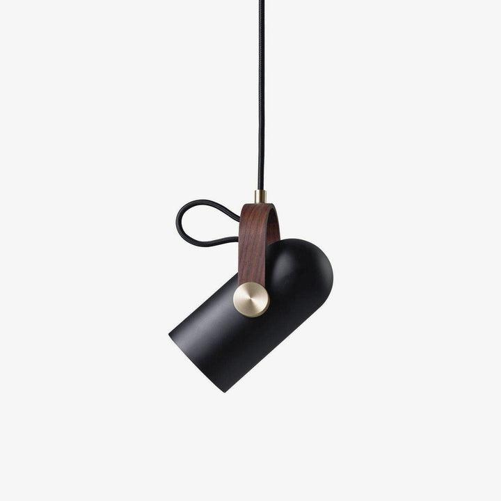 Czarna lampa wisząca LOFT, industrialna, metalowa, styl marynistyczny, do wnętrz dekoracyjnych.