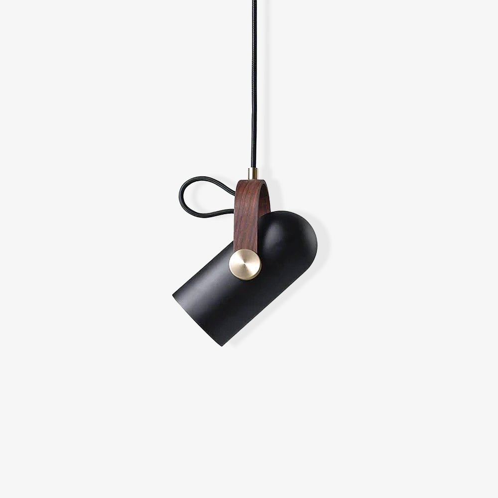 Lampa wisząca Przemysłowa, czarna, metalowa, E27, regulowana, do oświetlenia industrialnego.