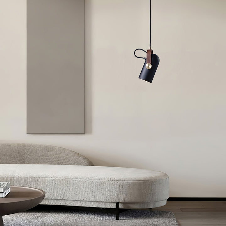 Lampa wisząca LOFT, czarna, styl armatni, metalowa konstrukcja, oświetlenie industrialne.