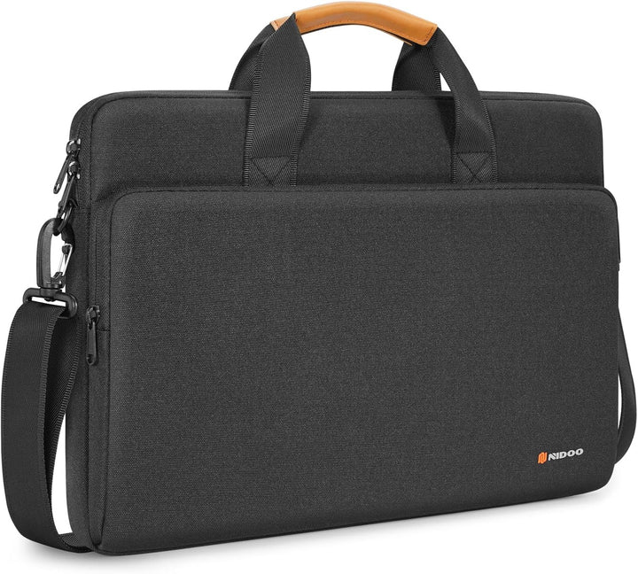 Uniwersalna torba na laptopa dla profesjonalistów, wodoodporna, czarna, stylowa.