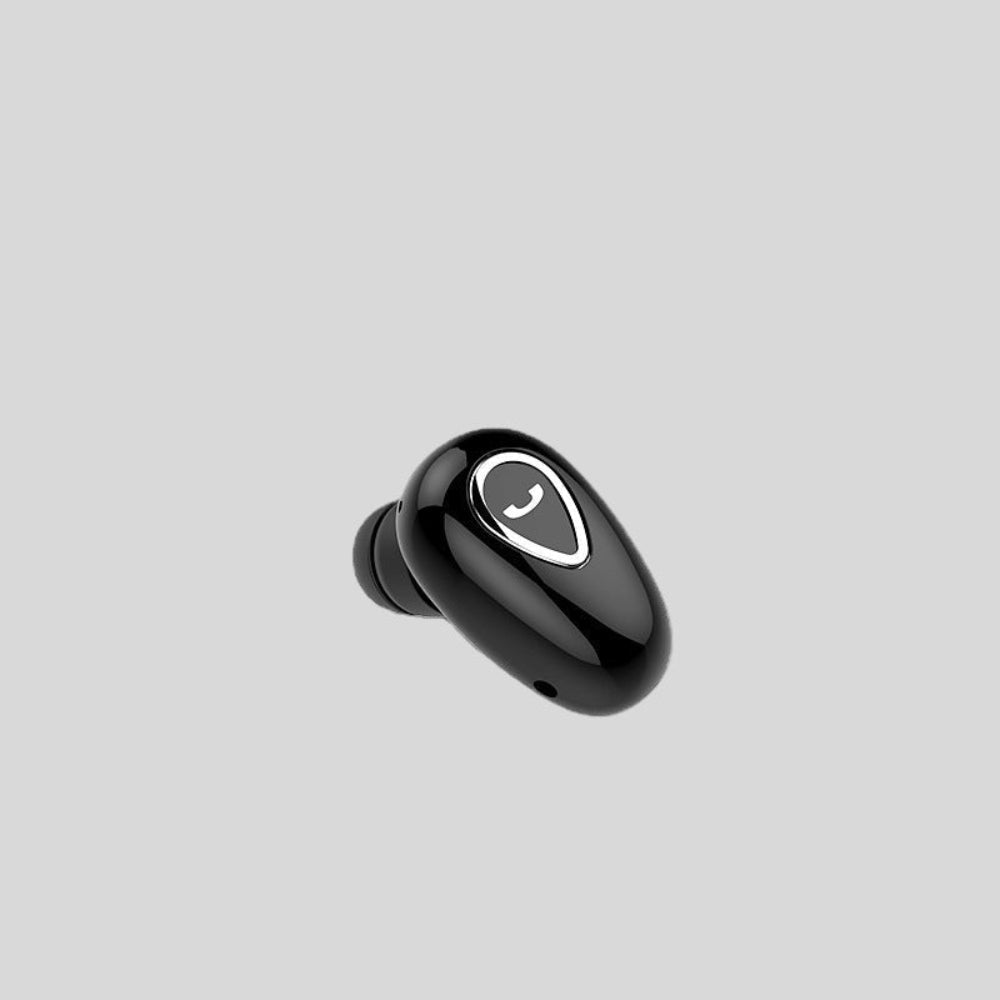 Kompaktowe słuchawki Bluetooth z mikrofonem, douszne i ładowalne, dla aktywnych użytkowników.