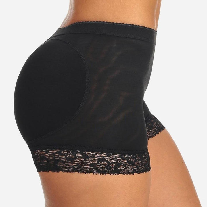 Majtki damskie push-up z koronkowymi detalami, wygodna bielizna modelująca.