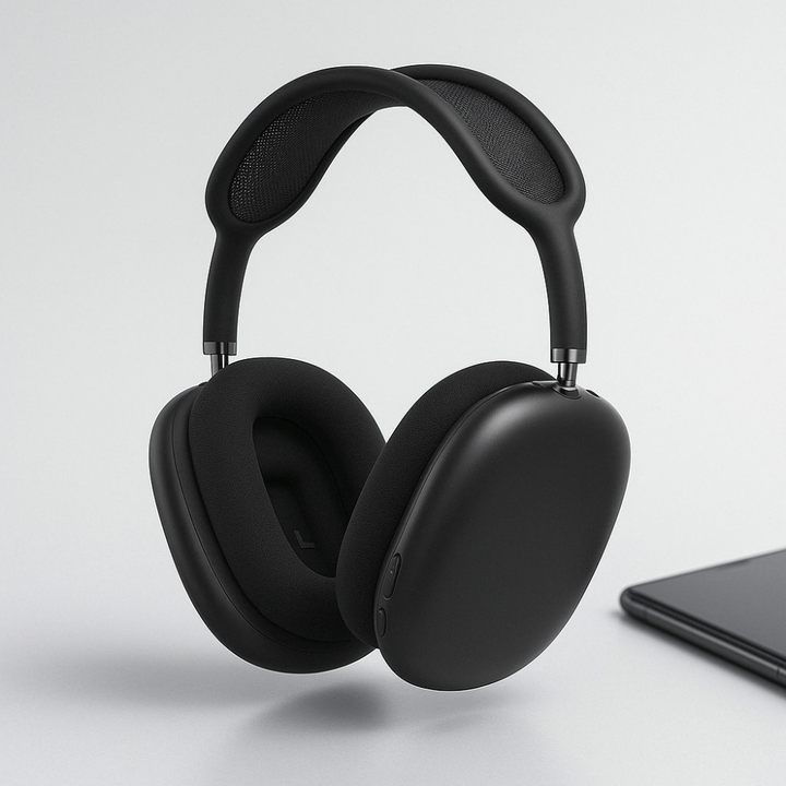 Słuchawki Bluetooth z mikrofonem, zapewniające wyraźne rozmowy telefoniczne i wideokonferencje.