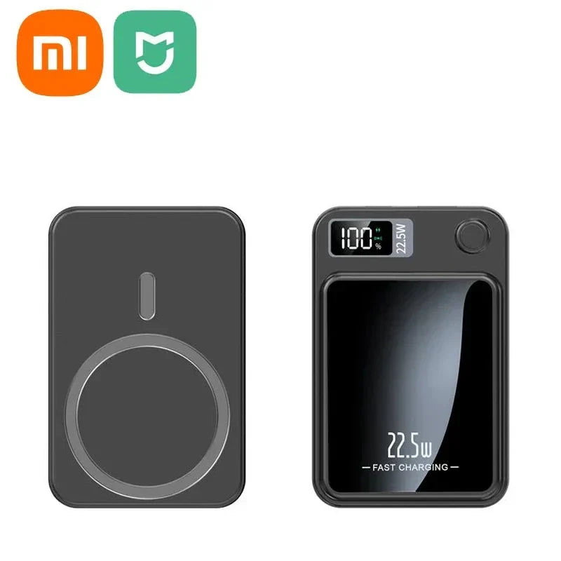 Uniwersalny bezprzewodowy power bank MagSafe. Elegancka, przenośna bateria 10000mAh dla każdego smartfona.