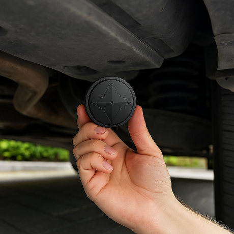 Lokalizator GPS na smartfonie, pokazujący dokładną lokalizację dla bezpieczeństwa i ochrony antykradzieżowej.
