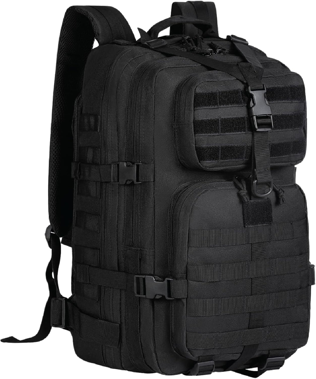 Plecak taktyczny 35L Molle unisex, czarny, pasujący dla kobiet i mężczyzn na każdą przygodę.