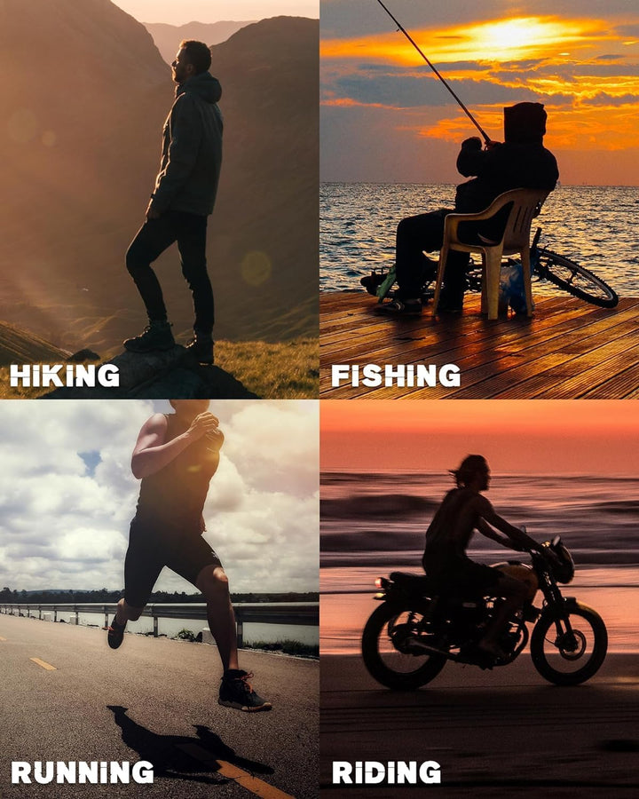 Trekkingowy plecak 35L Molle unisex, czarny, z wygodnym systemem nośnym na wędrówki.