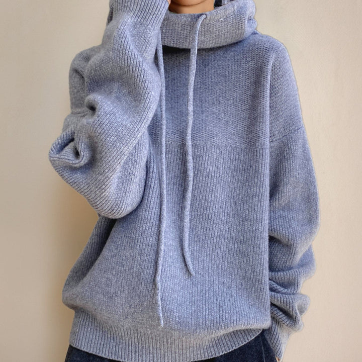 Luźna damska bluza oversize z kapturem w codziennej stylizacji
