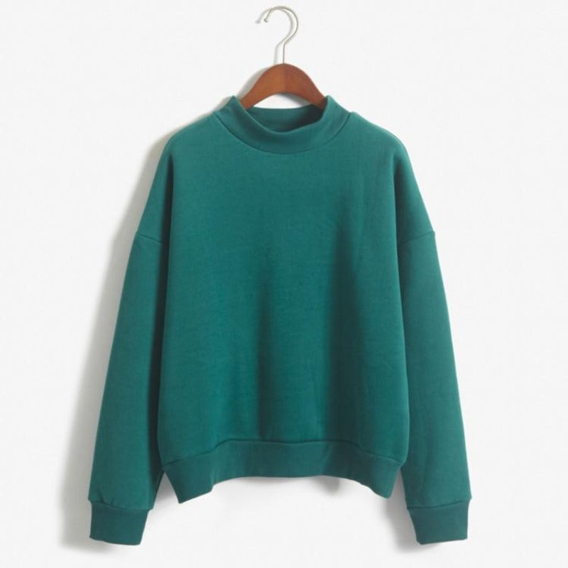 Miękka damska bluza nierozpinana oversize, komfortowa i modna, doskonała do codziennych casualowych zestawień.