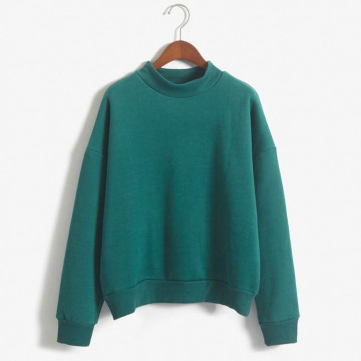 Miękka damska bluza nierozpinana oversize, komfortowa i modna, doskonała do codziennych casualowych zestawień.