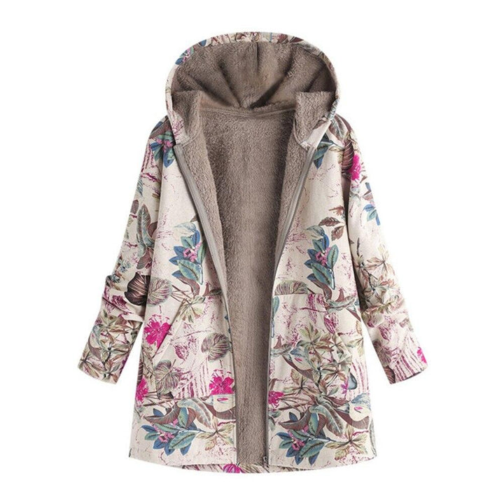 Modna bluza damska z kapturem, rozpinana, ocieplana. Idealna do casualowych stylizacji na chłodniejsze dni.